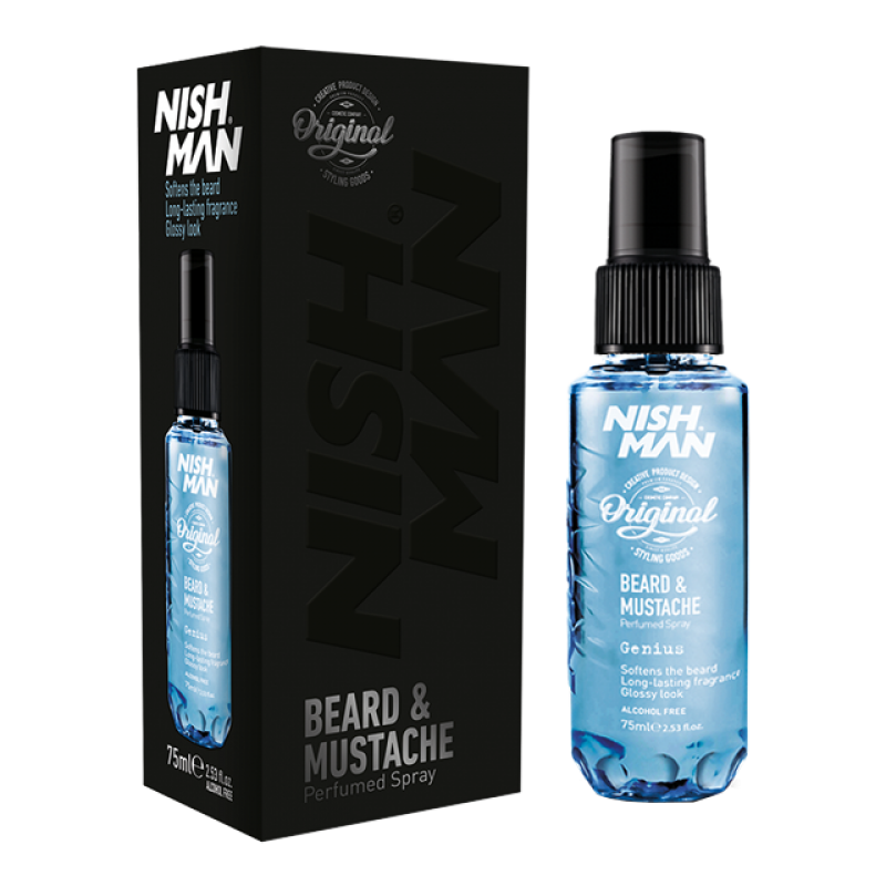 Nishman Bart & Schnurrbart Parfüm Spray Genius 75 ml