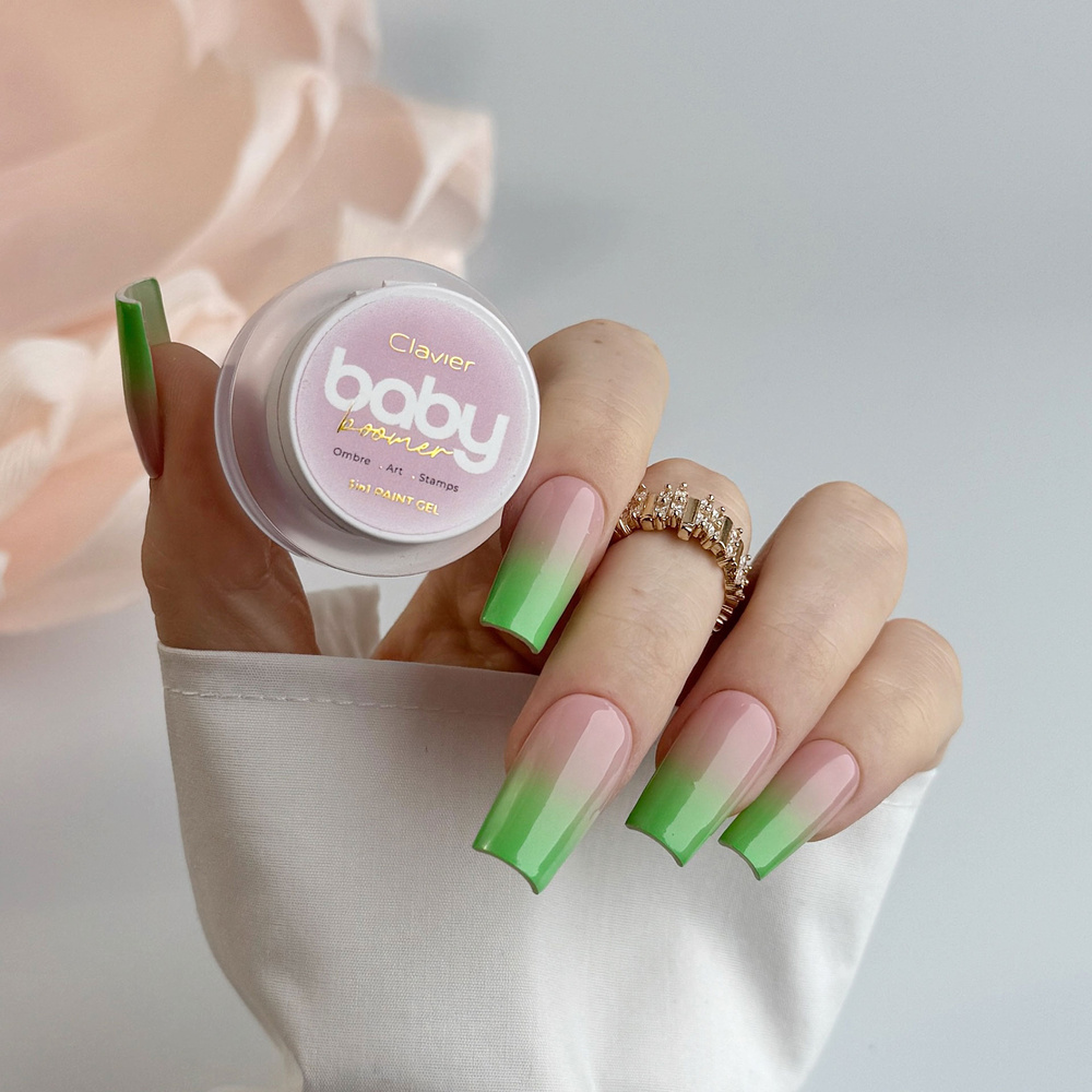Clavier Baby Boomer 3-in-1-Gel Ombre Art Stamps R08 Apple 3 g