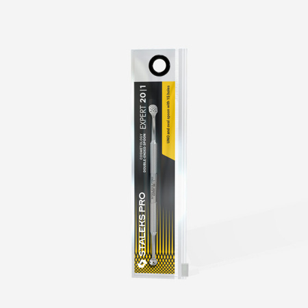 Staleks Doppelseitiger Kosmetiklöffel Expert 20 Typ 1 Uno ovaler Löffel