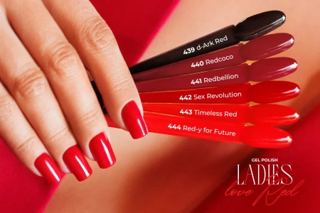 Victoria Vynn Gel Polish Ladies Love Red + GEL POLISH TOP Matte 8 ml + Gel Polish Top Oh! My Gloss 8 ml