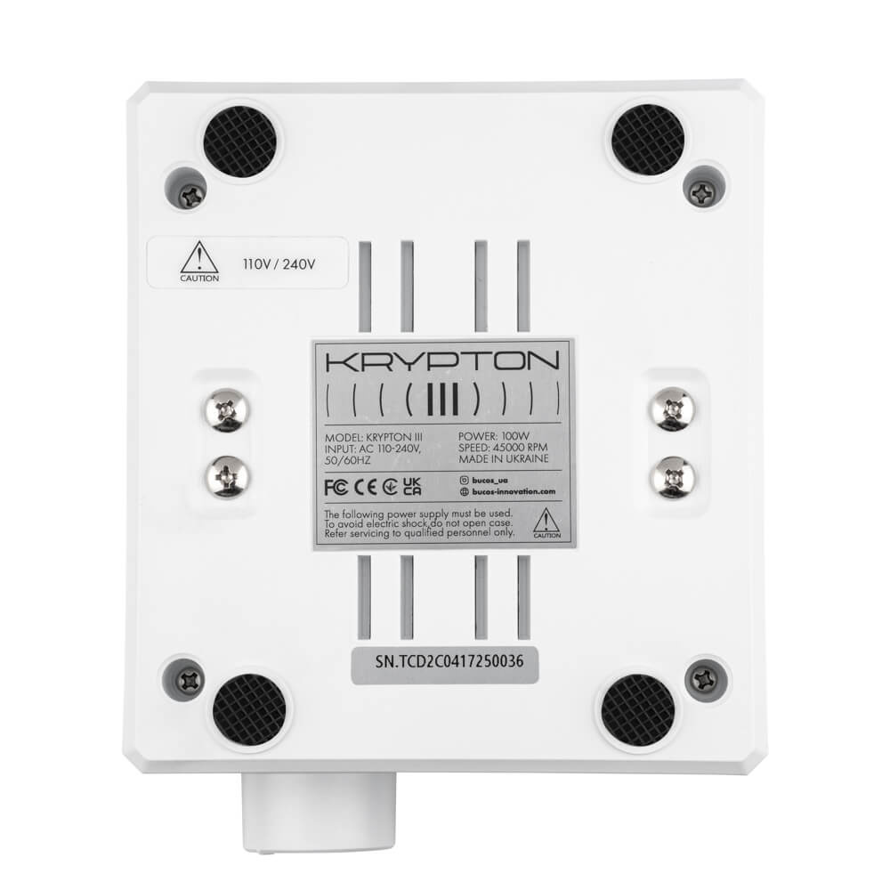Bucos Krypton III XPS-450 Maniküre und Pediküre Fräsmaschine 100W