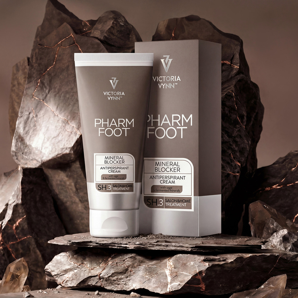 Pharm Foot Mineral Blocker Antitranspirant-Creme für Füße mit übermäßigem Schwitzen 75 ml
