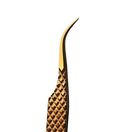 Noble Lashes Wimpernverlängerung Pinzette Noble Gold PRO 4