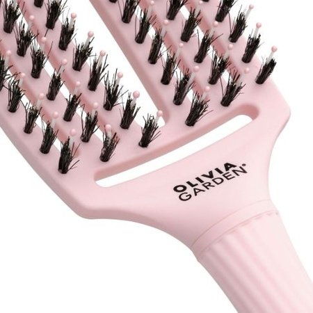 Olivia Garden Fingerbrush Pastellrosa Haarbürste 