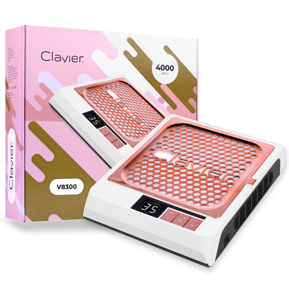 Clavier Maniküre Pediküre Staubabsauger V8300 Weiß 20W