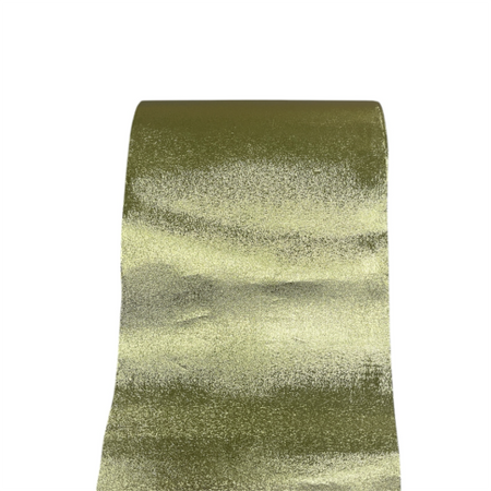 Aluminium-Frisierfolie Gold geriffelt mit Zuführung 100 Meter 