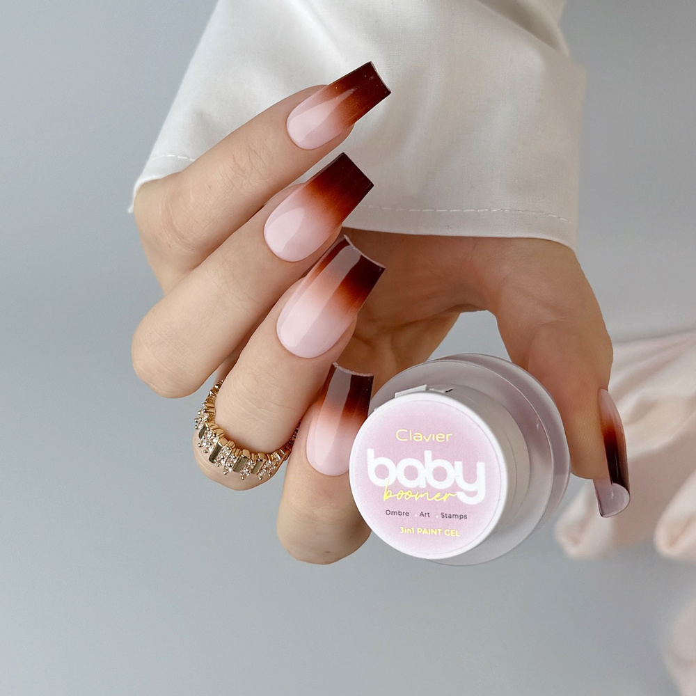 Clavier Baby Boomer 3-in-1-Gel Ombre Art Stamps C03 Tempation 3 g