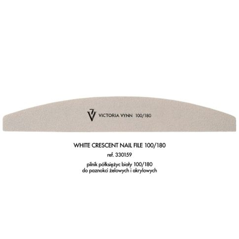 Victoria Vynn Nagelfeile Halbmond weiß 100/180