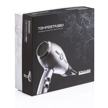 Sthauer Tempesta 380 Profi-Haartrockner - Silber 