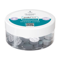 Pharm Foot Podo File Sponge Layer 240 S Ersatz-Schleifpads für Podo Disc 25 Stück. - Gefäß