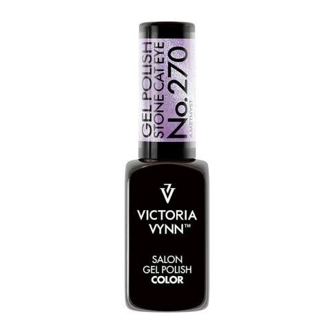 Victoria Vynn Gel Polish Farbe 270m STONE CAT EYE AMETHYST 5D Hybrid Lack 8ml