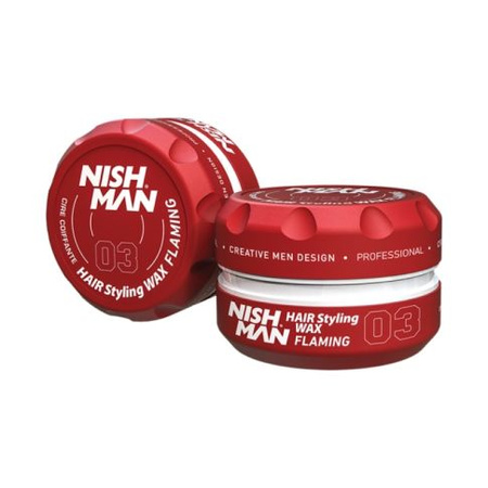 Nishman Haarstyling Wachs 03 Flamingo Haar Pomade 150 ml 