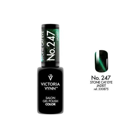 VICTORIA VYNN 247 Gel Polish Farbe Stein Katzenauge Jade Hybrid Lack 8ml