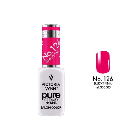 VICTORIA VYNN 126 Pure Creamy Hybrid Burnt Pink cremiger Hybrid-Lack 8ml