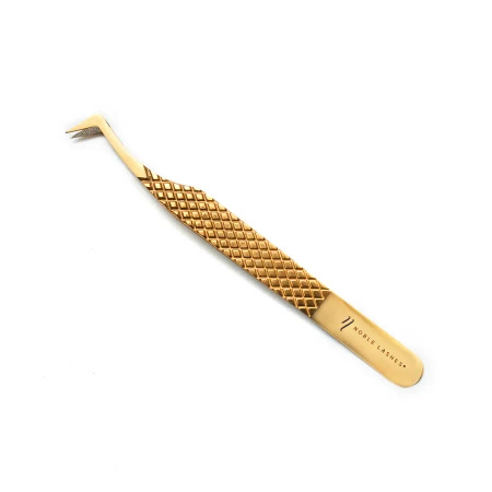 Noble Lashes Wimpernverlängerung Pinzette Noble Gold PRO 1