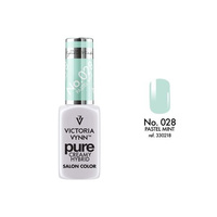 VICTORIA VYNN 028 Pure Creamy Hybrid Psatel Minze Creme Hybridlack 8ml