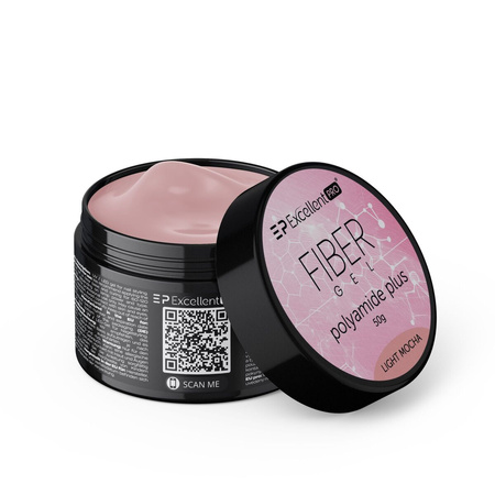 Excellent Pro Fiber Gel Polyamid Plus Leicht Mokka 50g