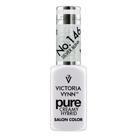 Victoria Vynn Pure Creamy Hybrid 146 SILVER BLINK Creme-Hybrid-Lack 8ml 