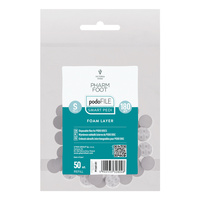Pharm Foot Podo File Foam Layer 180 S Ersatz-Schleifpads für Podo Disc 50 Stück. - Nachfüllbeutel