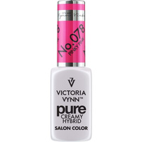VICTORIA VYNN 078 Reiner cremiger Hybridlack rosa rosa Creme Hybridlack 8ml