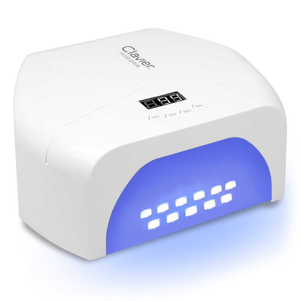 Clavier UV/LED-Nagellampe Q100 Bl 48 W, weiß, 57 LEDs, verspiegelter Boden