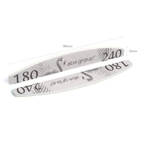 Aba Group Sicherheitspaket Crescent Nagelfeile 180/240 Standard - Flamingo