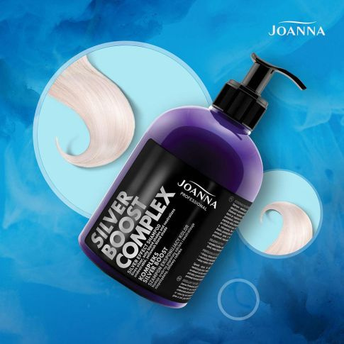 Joanna Professional Silver Boost Complex Shampoo zur Freilegung der Silberfarbe 500 ml