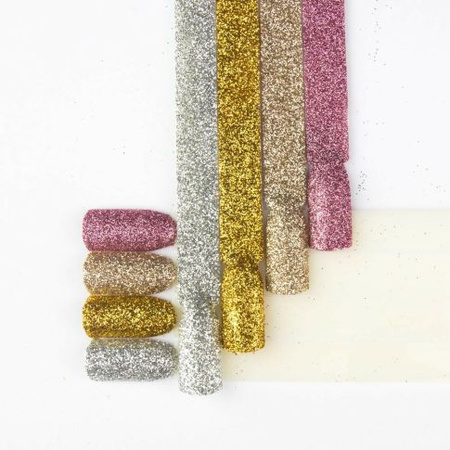 GOLD-Nagellack mit Glaseffekt 