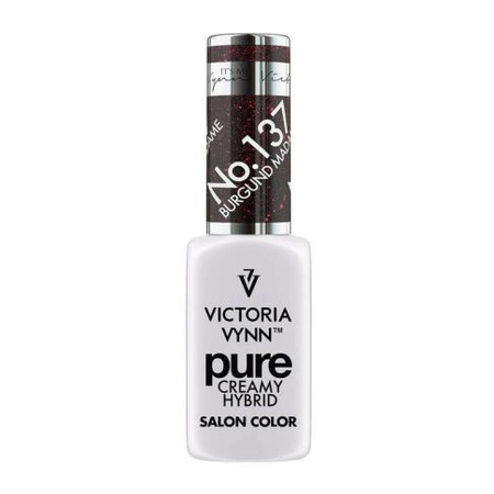 VICTORIA VYNN 137 Pure Creamy Hybrid Burgundy Madame Cream Hybrid Lacquer 8ml 