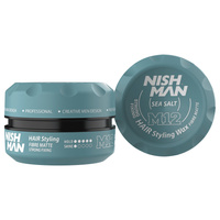 Nishman Matte Wax M12 Sea Salt – Mattes Haarpomade 100 ml