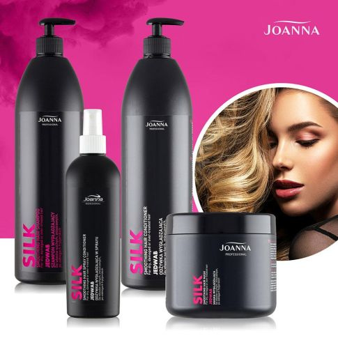 Joanna Professional Seidenglättendes Shampoo mit Seide 500 ml