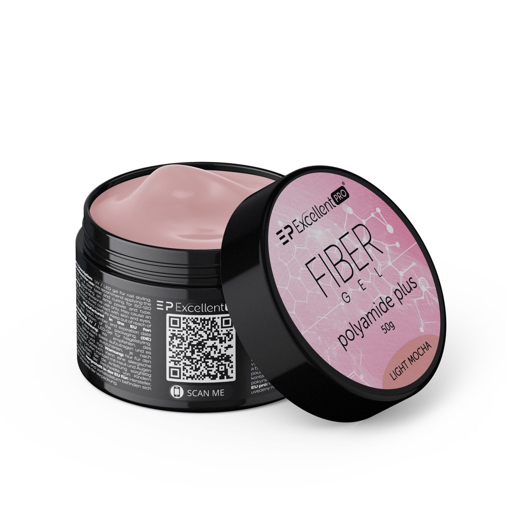 Excellent Pro Fiber Gel Polyamide Plus Light Mocha 50 g
