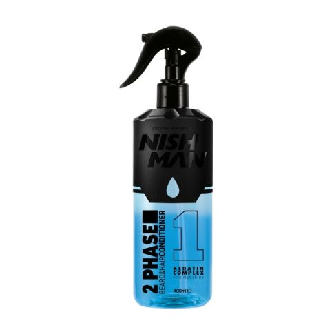 Nishman 2-Phasen-Spülung Keratin Complex 1 Zwei-Phasen-Spülung 400 ml