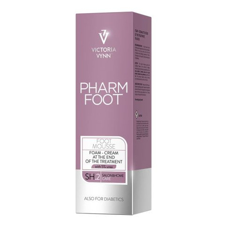 Pharm Foot Mousse Foam - Cream Finishing Treatment 5% Urea 105 ml 
