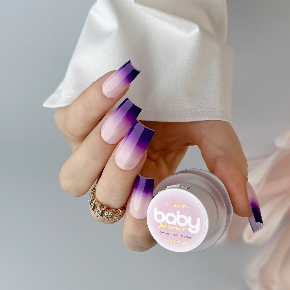 Clavier Baby Boomer 3-in-1-Gel Ombre Art Stamps C05 Vanity 3 g
