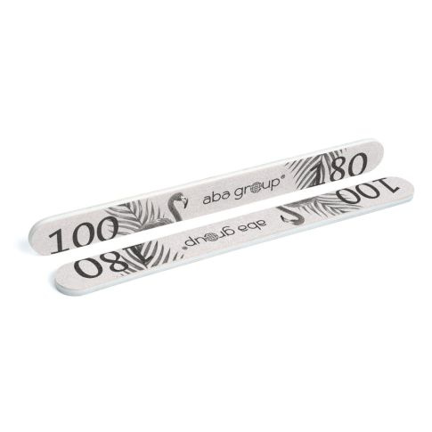 Aba Group Safety Pack gerade Nagelfeile 100/180 Standard - Flamingo