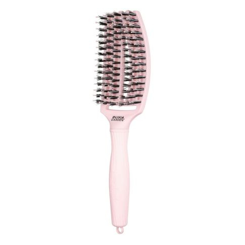 Olivia Garden Fingerbrush Pastellrosa Haarbürste