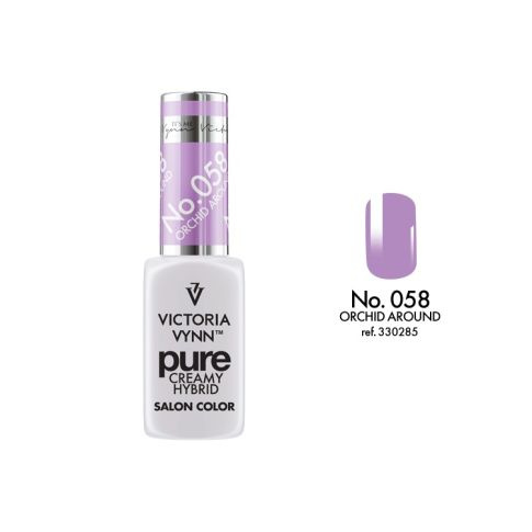 VICTORIA VYNN 058 Pure Creamy Hybrid Orchidee Rund um Creme Hybrid Lack 8ml