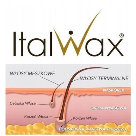 ItalWax Hartwachs in Granulat für streifenlose Enthaarung Rose 500 g