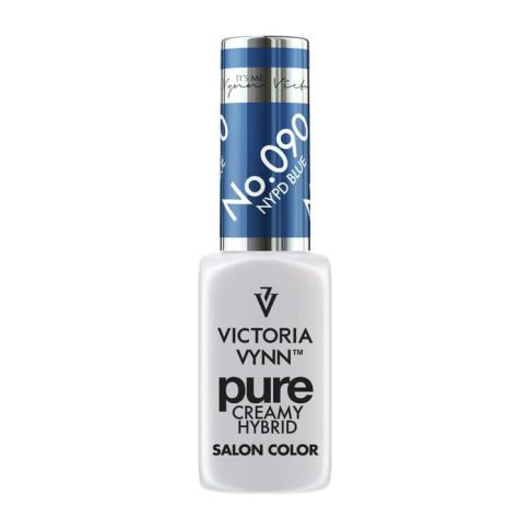 VICTORIA VYNN 090 Reiner cremiger Hybrid NYPD Blau cremiger Hybridlack 8ml