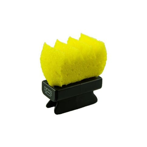 PONIKS Friseurschwamm mit Fixiermittelhalter + 2St. ersatz