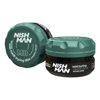 Nishman M8 Natürliche glanzbildende Creme Haar Pomade 100 ml