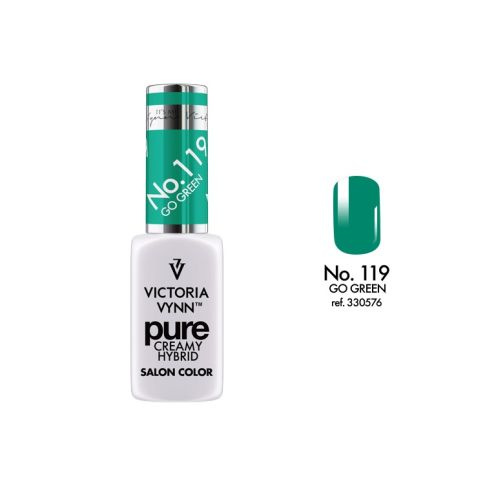 VICTORIA VYNN 119 Pure Creamy Hybrid Go Green cremiger Hybrid-Lack 8ml