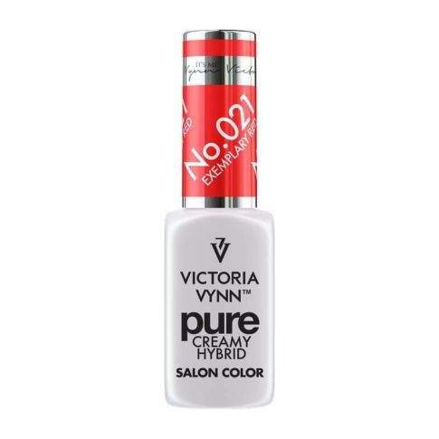 VICTORIA VYNN 021 Reiner cremiger Hybridlack Exemplarisches Rot 8ml Hybridlack