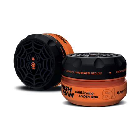 Nishman Haarstyling Spider Wax S1 Black Witwenhaarwachs 150 ml