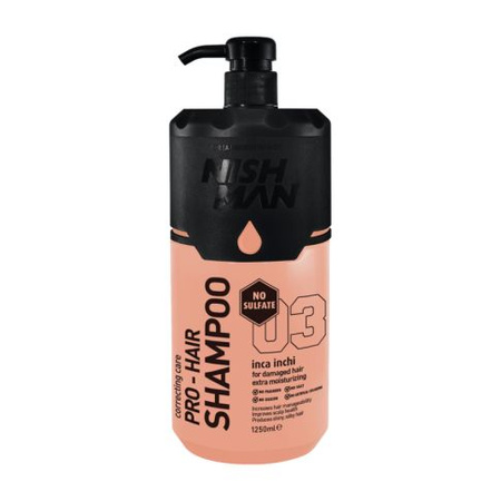 Nishman Pro-Hair 03 Inca Inchi Shampoo für geschädigtes Haar 1250 ml