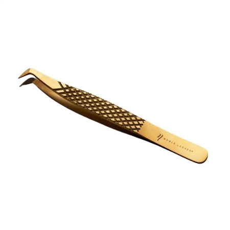 Noble Lashes Noble Gold PRO 2 Wimpernverlängerung Pinzette