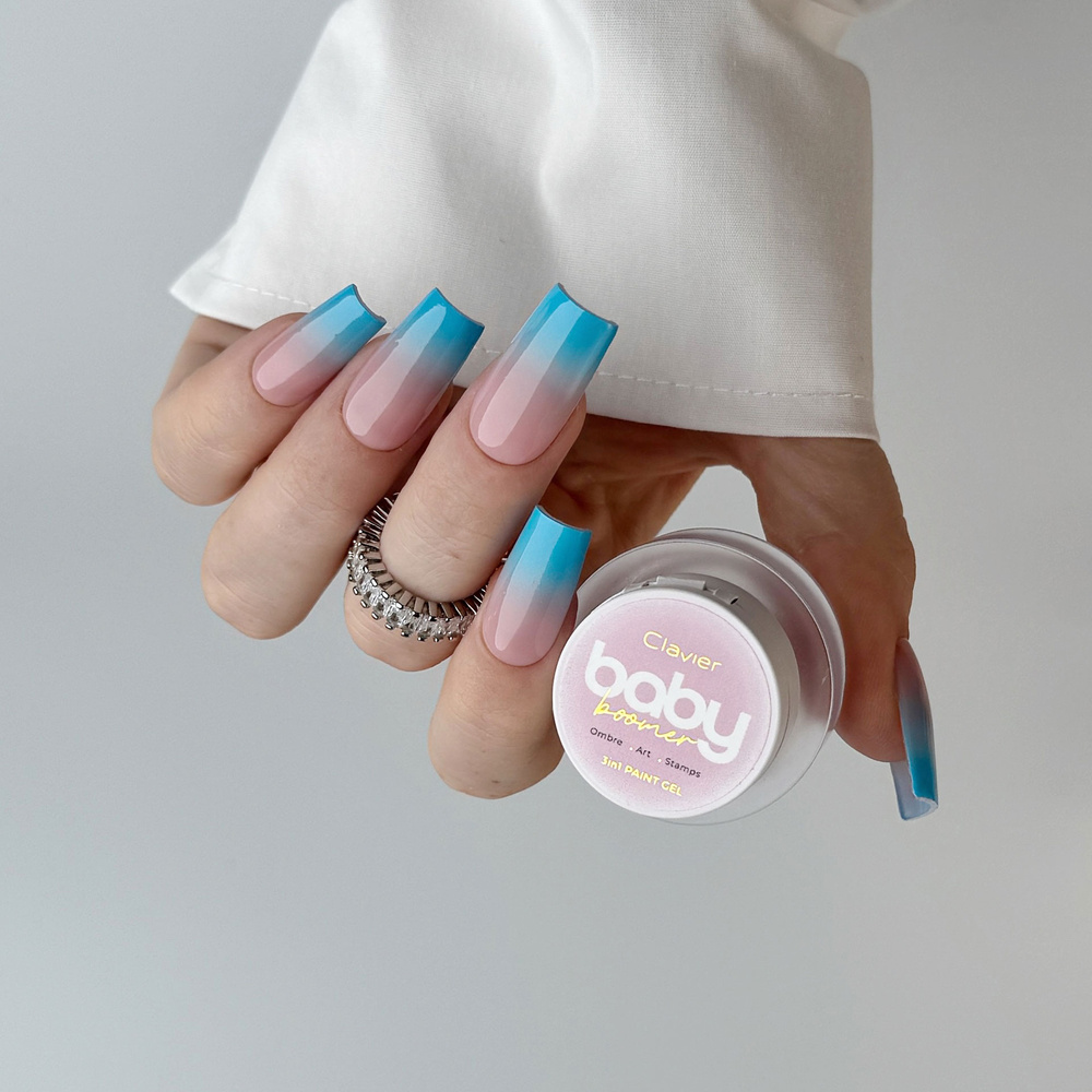 Clavier Baby Boomer 3-in-1-Gel Ombre Art Stamps R09 Cocowater 3 g