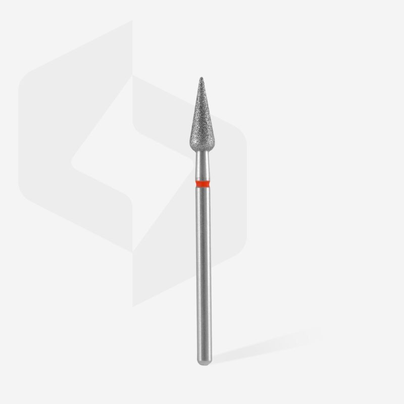 Staleks Expert 4 mm/ 12 mm Diamantfräser Pear Pear-sharp Red