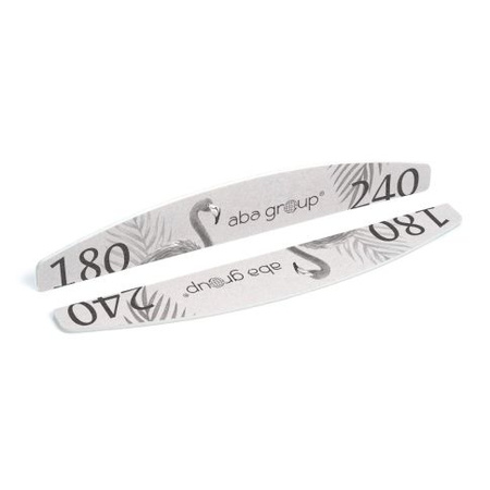 Aba Group Safe Paket Halbmond 180/240 Slim Nagelfeile - Flamingo 